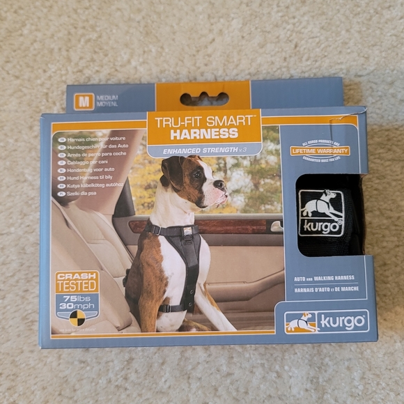 Kurgo Other - NEW Kurgo Tru-Fit Smart Harness Enhanced Strength Medium (open box)